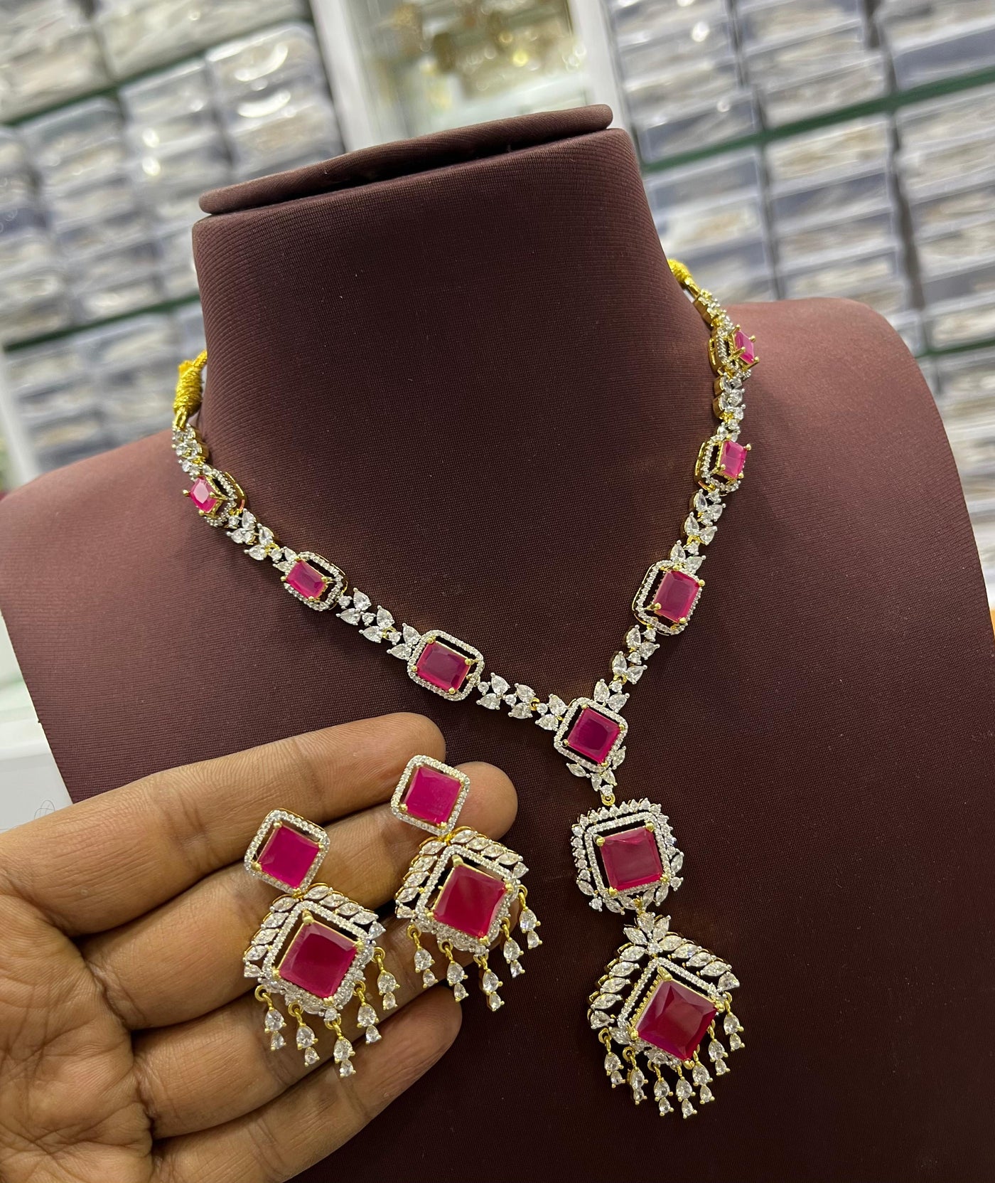 AD Stones Necklace