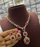 AD Stones Necklace