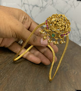 Nakshi Work with Kempu Stones Bridal Vanki