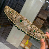 Victorian Polish AD Stones Bridal Hip Belt - Nakshatra Jewels
