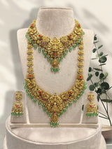 Nakshi Work with Coral Beads Bridal Combo Set