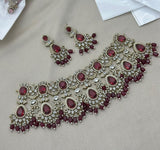 Victorian Polish with AD Stones Bridal Choker
