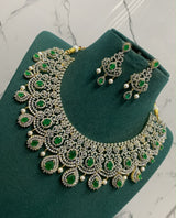 American Diamond Stones Bridal Neck Set