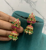 Jaadu Kundan Stones Bridal Earrings - Nakshatra Jewels