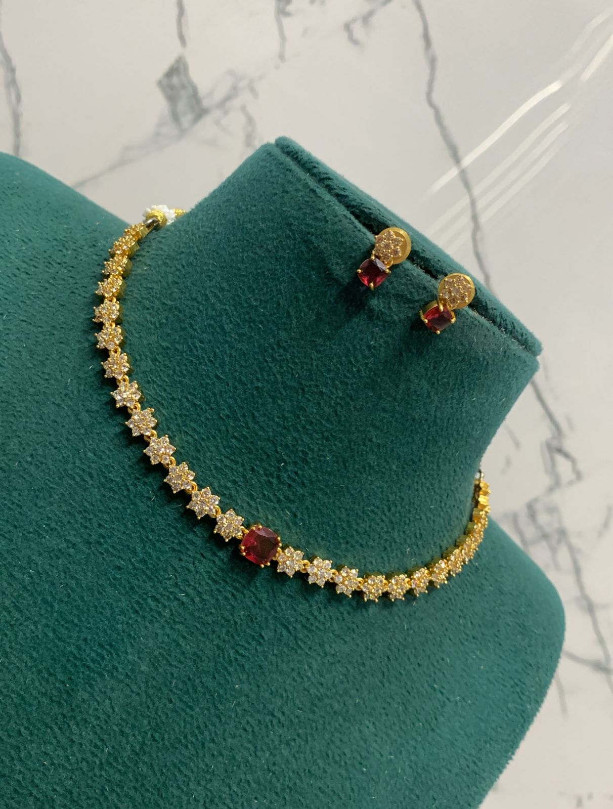 AD Stones Necklace