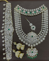 American Diamond Stones Bridal Combo Set