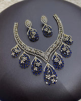 Victorian Polish with AD Stone Necklace