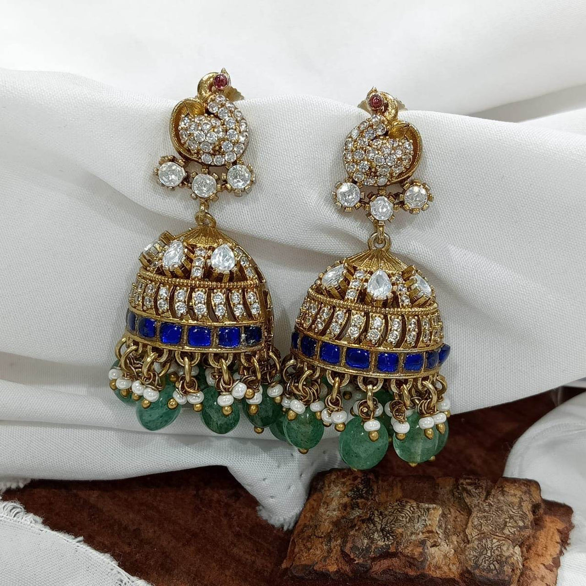 Premium AD & Moissanite Stone Earrings