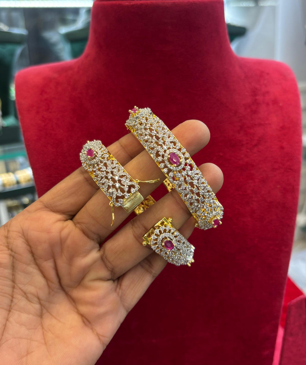 AD Stone Bangles