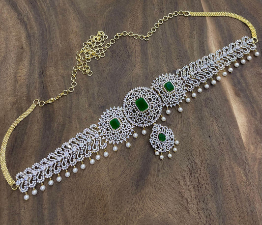 American Diamond Stones Bridal Hip Chain