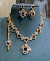 American Diamond Stones Necklace - Nakshatra Jewels