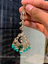 Moissanite Stones Tikka - Nakshatra Jewels