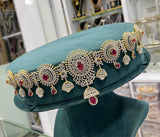 American Diamond Stones Bridal Hip Chain - Nakshatra Jewels