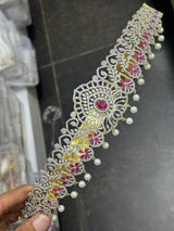 American Diamond Stones Bridal Hip Belt - Nakshatra Jewels