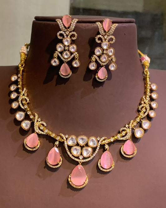 Mossianite Stones Necklace