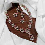 Victorian Polish AD Stones Necklace - Nakshatra Jewels