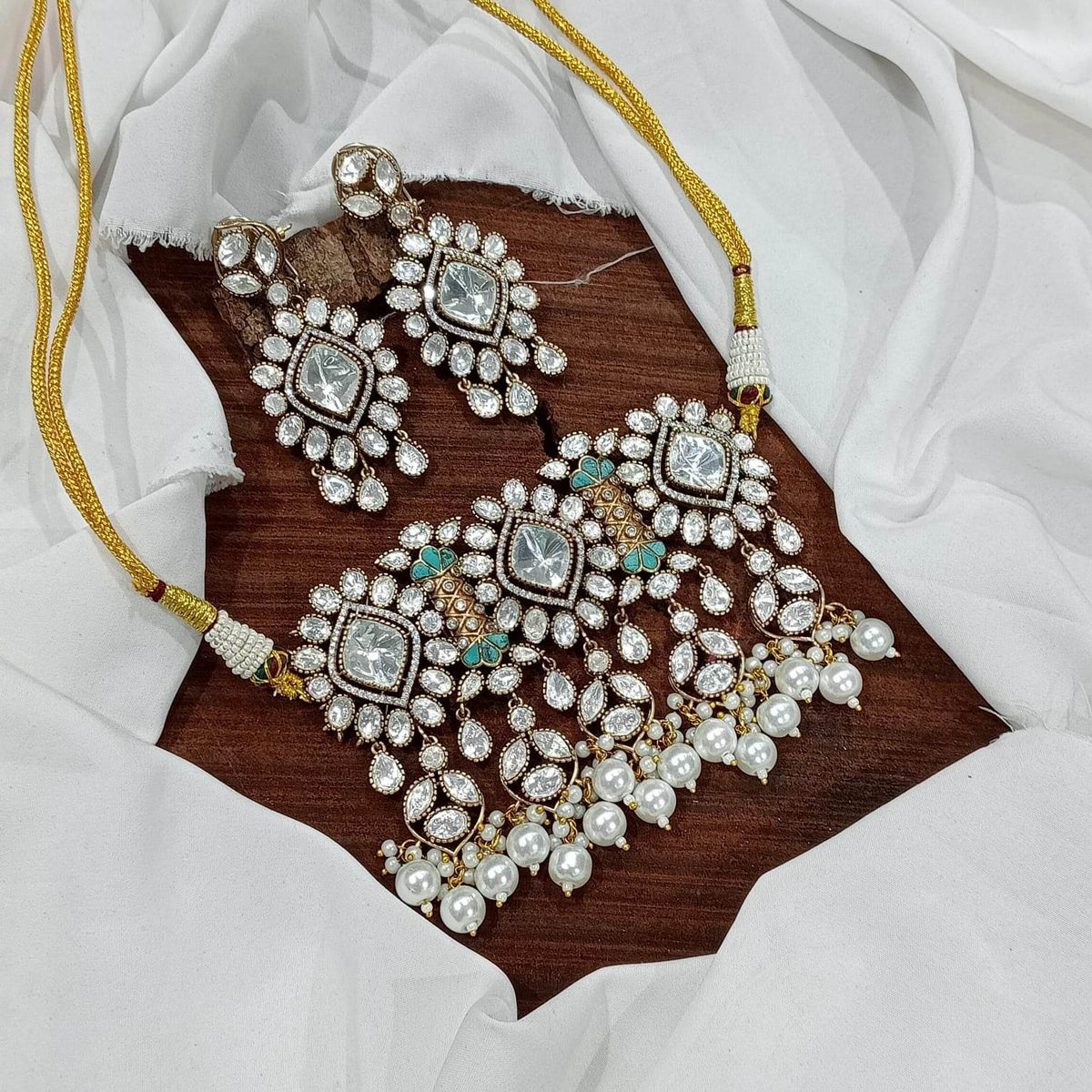Moissanite Stones Bridal Choker