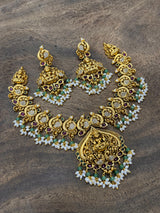 Nakshi work with AD Stones Necklace