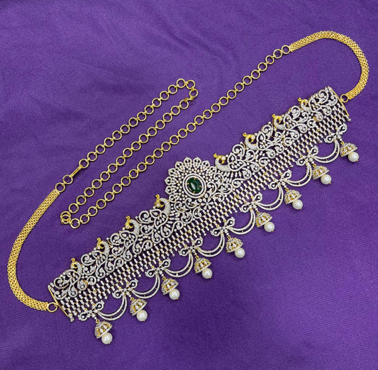 American Diamond Stones Bridal Hip Chain