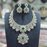 American Diamond Stones Bridal Necklace