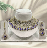 Victorian Polish with AD Stones choker