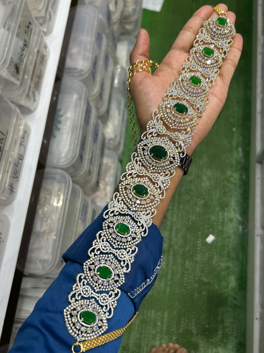 American Diamond Stones Bridal Hip Chain