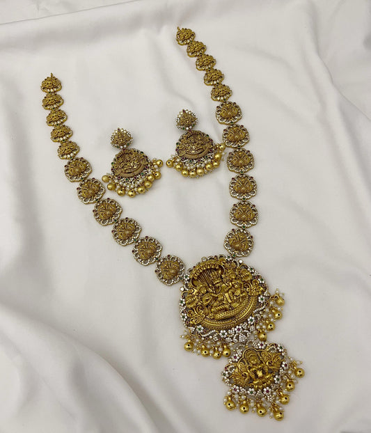 Nakshi Work with AD Stones Bridal Haram