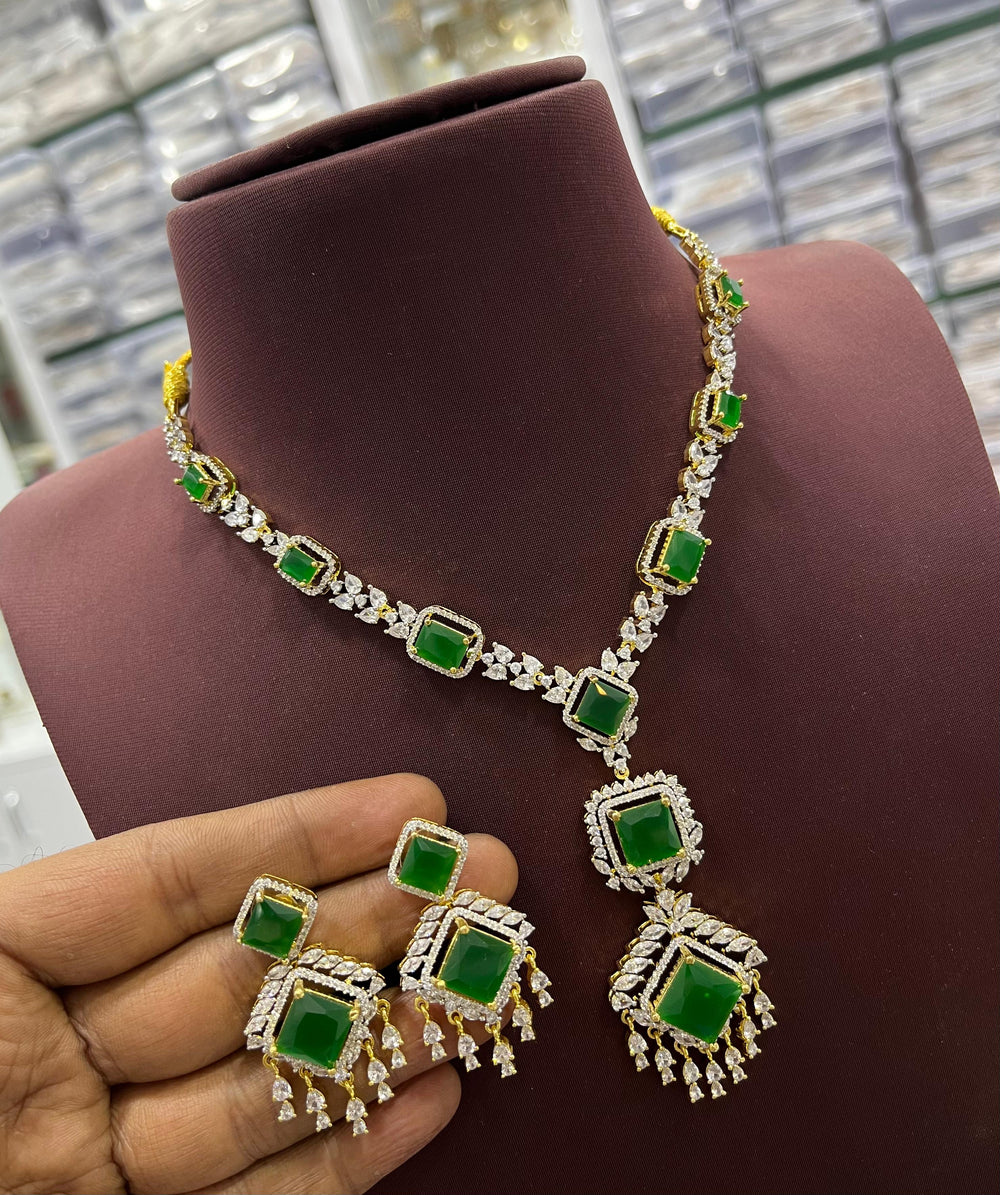 AD Stones Necklace