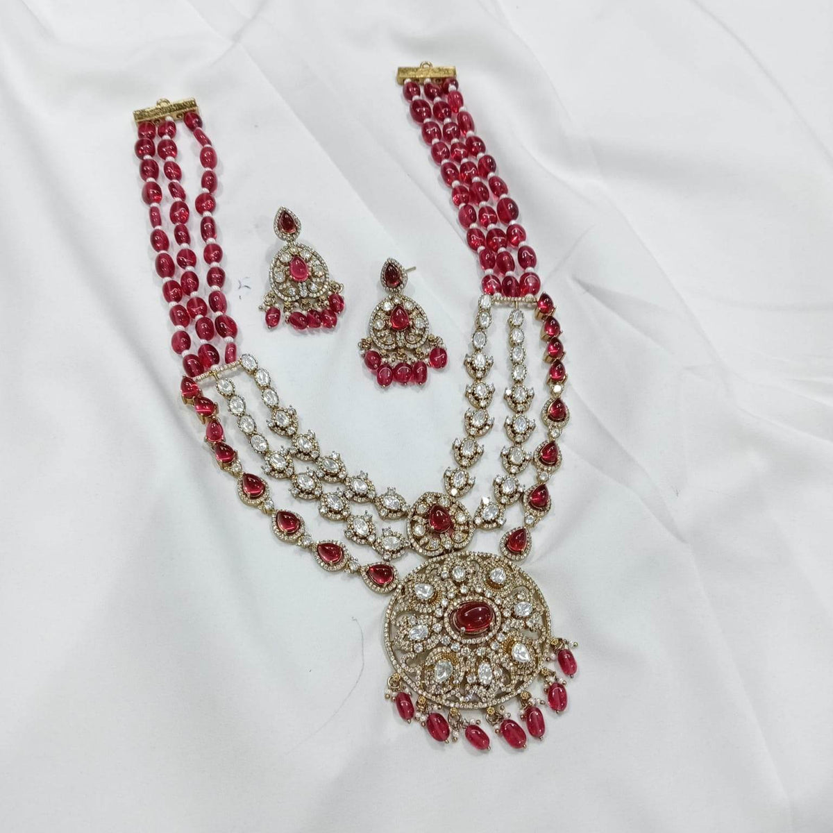 Mossianite Stones with Beads Haram