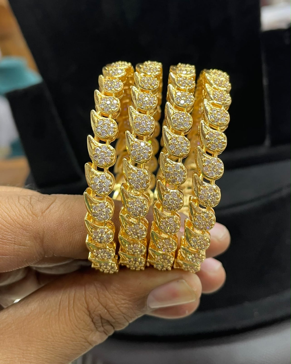 AD Stone Bangles
