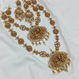 Nakshi Work with Moissanite Stones Bridal Combo - Nakshatra Jewels