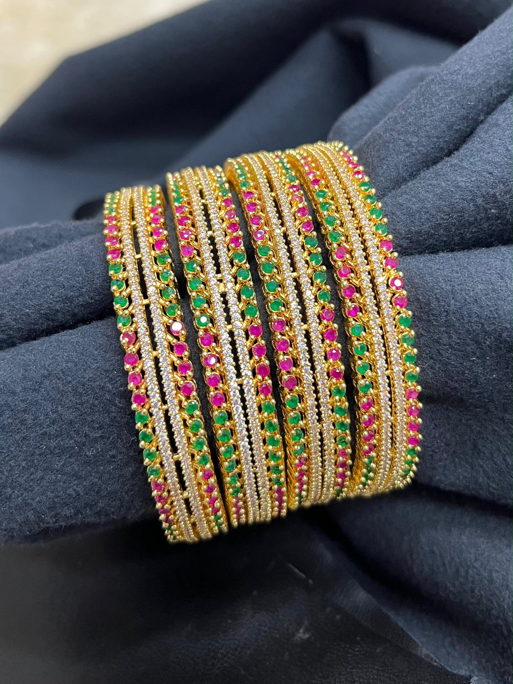 AD Stone Bangles