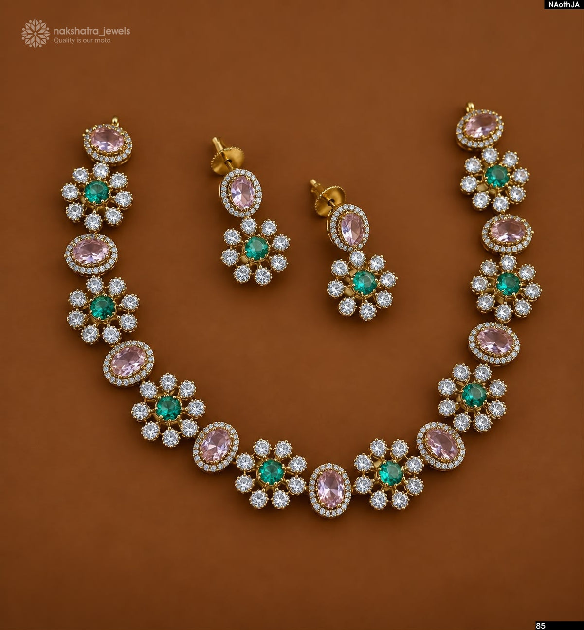 AD Stones Necklace