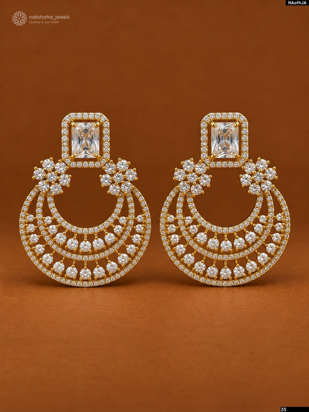 AD Stone Earrings