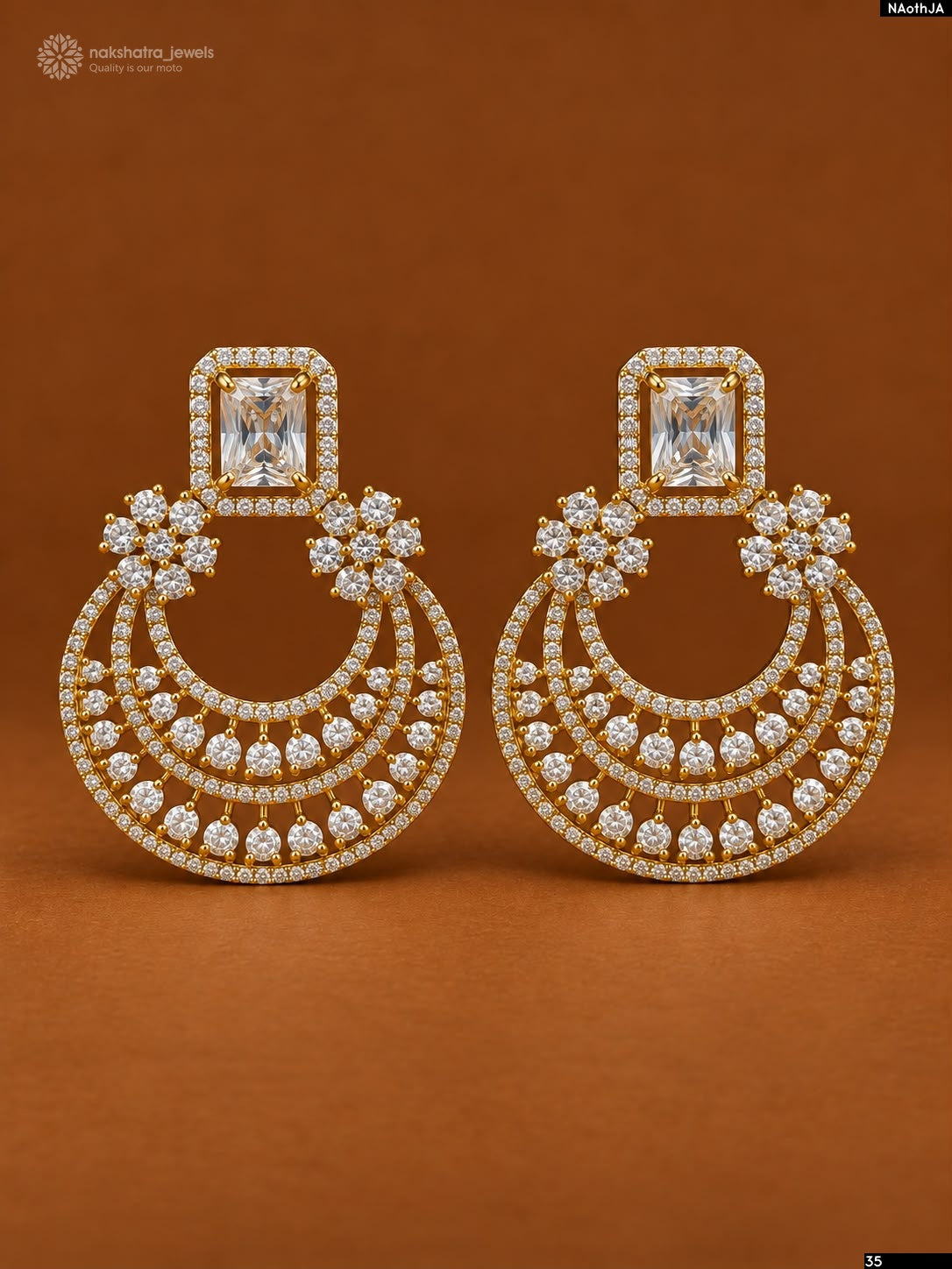AD Stone Earrings