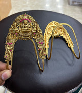 Nakshi Work with Kempu Stones Vanki