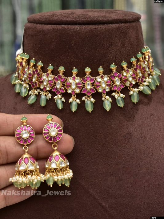 Jadau Kundan Stones Bridal Choker