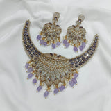 Victorian Polish with AD Stones Necklace - Nakshatra Jewels
