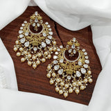 Mossianite Stones Bridal Earrings - Nakshatra Jewels