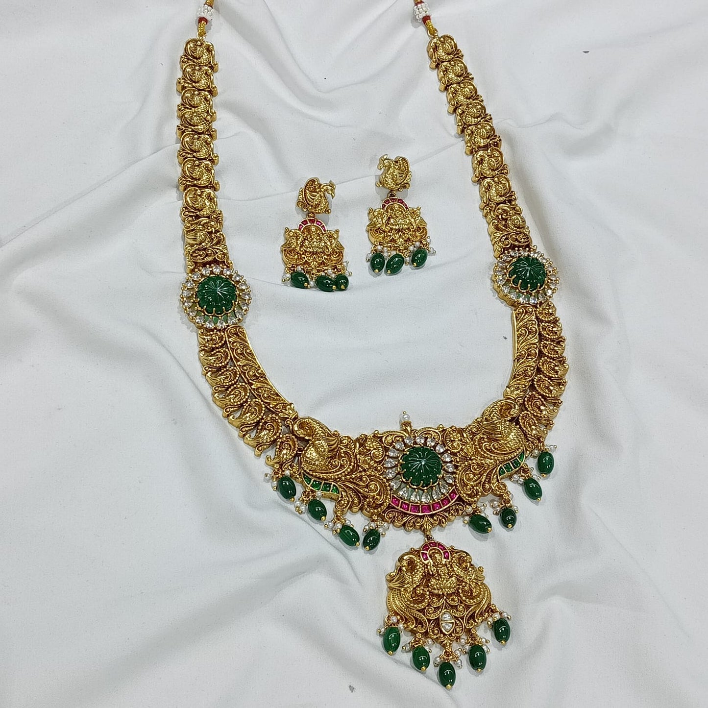 Nagasi Work with Jaadu Kundan Stones Bridal Haram