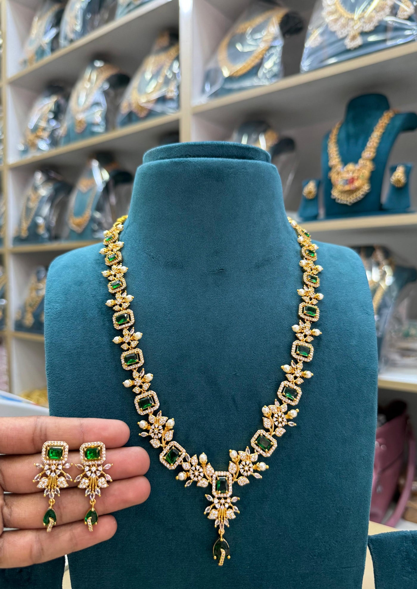 AD Stones Necklace