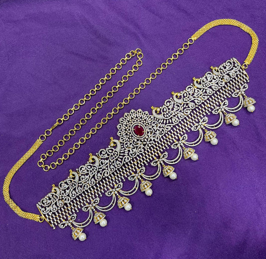 American Diamond Stones Bridal Hip Chain