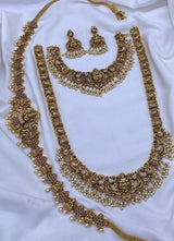 Nakshi Work with AD Stones Bridal Combo Set