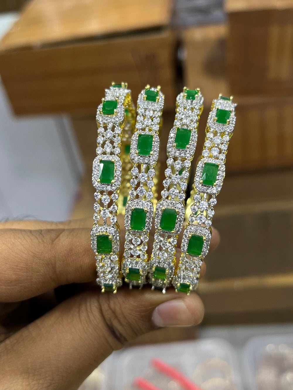 AD Stone Bangles
