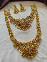 Nakshi Work with Kempu Stones Bridal Combo