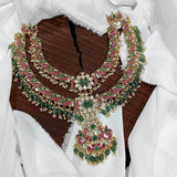 Jadau Kundan Stones Bridal Necklace - Nakshatra Jewels