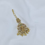 Nagasi work with Kempu Stones Tikka - Nakshatra Jewels