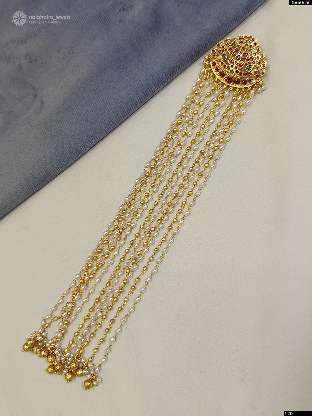Premium Matt with Kempu Stones Hair Accessories