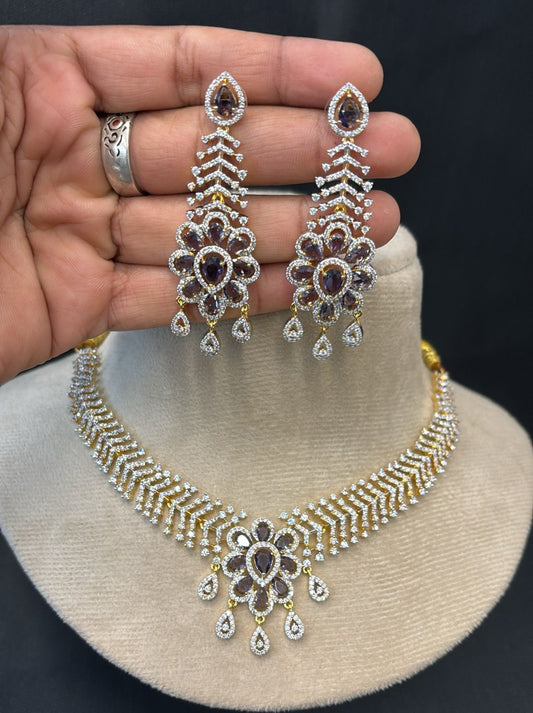 AD Stones Necklace