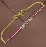 American Diamond Stones Hip Chain